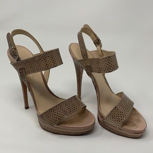 Casadei snakeskin heel